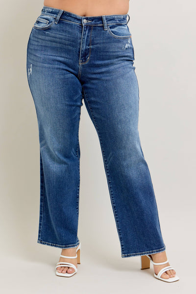 High Waisted 90's Straight Leg- PLUS