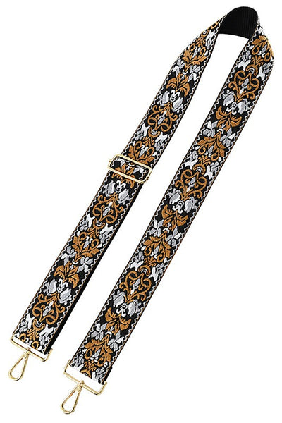 2 Inch Wide Aztec Tribal Pattern Guitar Strap