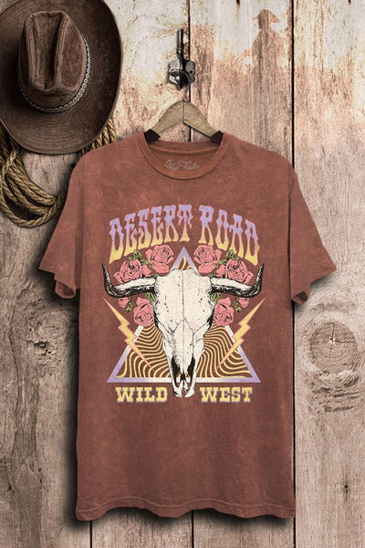 Desert Road Wild West Graphic Top