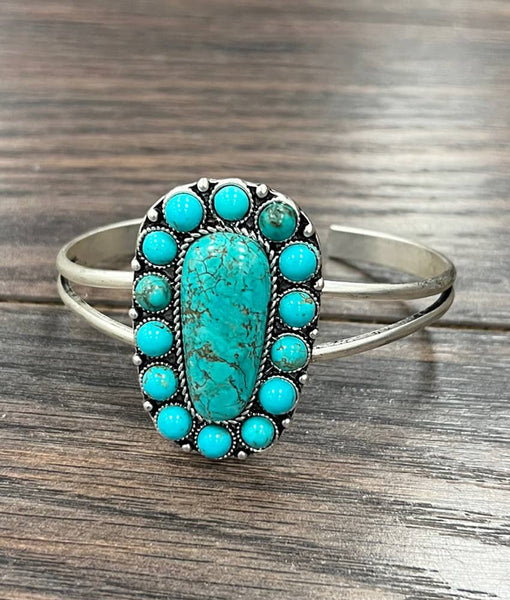 Navajo Turquoise Cuff Bracelet