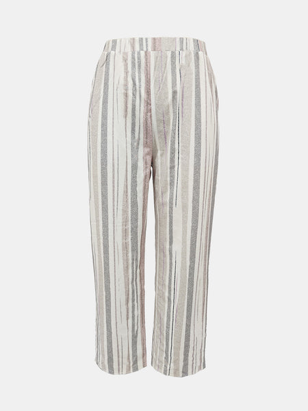 Striped Pants with Pockets