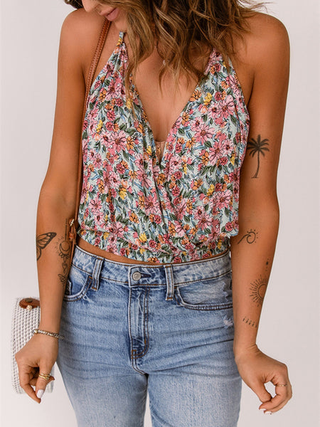 Floral Surplice Cami