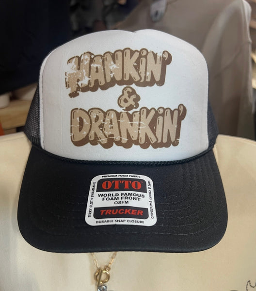 Hankin’ & Drankin’ Trucker Hat – Western Rodeo Cap