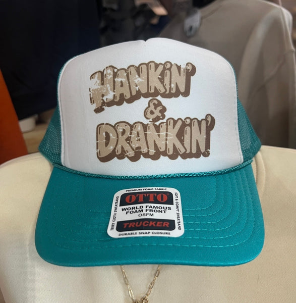 Hankin’ & Drankin’ Trucker Hat – Western Rodeo Cap