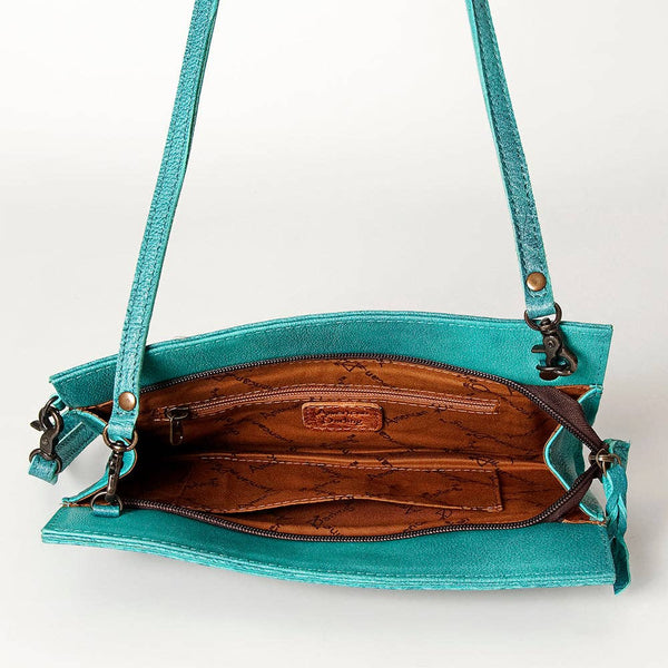 Genuine Western Leather Crossbody Bag