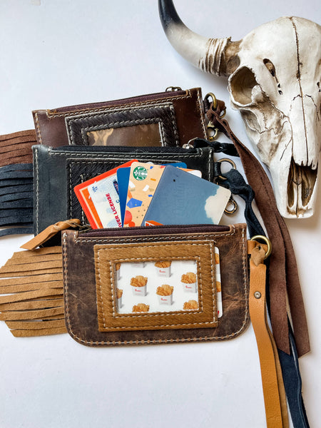 Western Keychain ID Leather Wallet