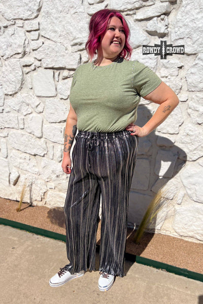 Ruffled Cuff Pants